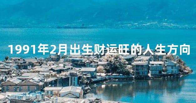 1991年2月出生财运旺的人生方向